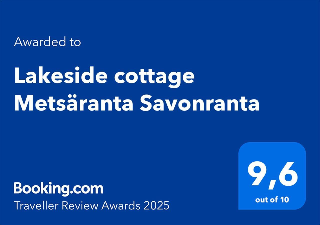 Lakeside Metsaeranta Сasa de vacaciones Savonranta